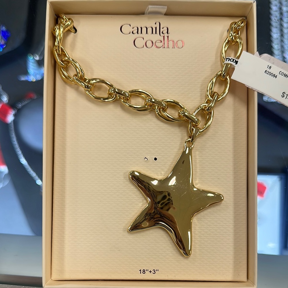Camila Coelho Gold Star Necklace